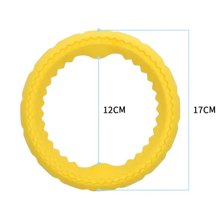 TPR Pet Flying Discs Dog Training Ring Puller Resistant Bite Floating Toy Puppy Outdoor Interactive Game Playing Products Supply