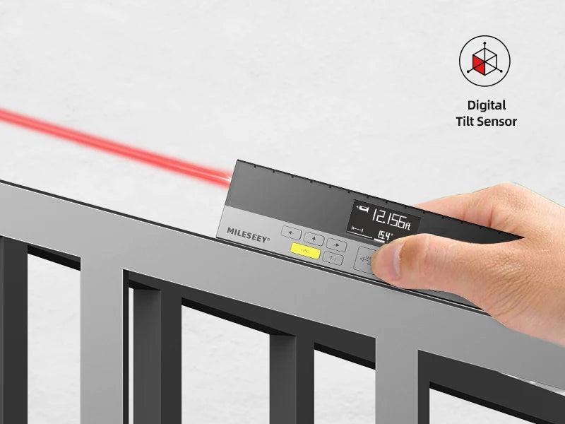 MiLESEEY Bilateral Laser Measurement Tool DP20 Laser Distance Meter With Middle Laser Mark Beam