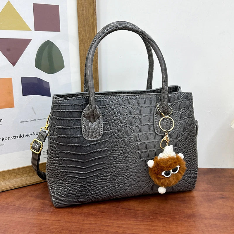 Ladies Quality Leather Shoulder Bags for Women 2026 Luxury Designer Handbags Classic Female Commute Fashion Large Capacity Tote