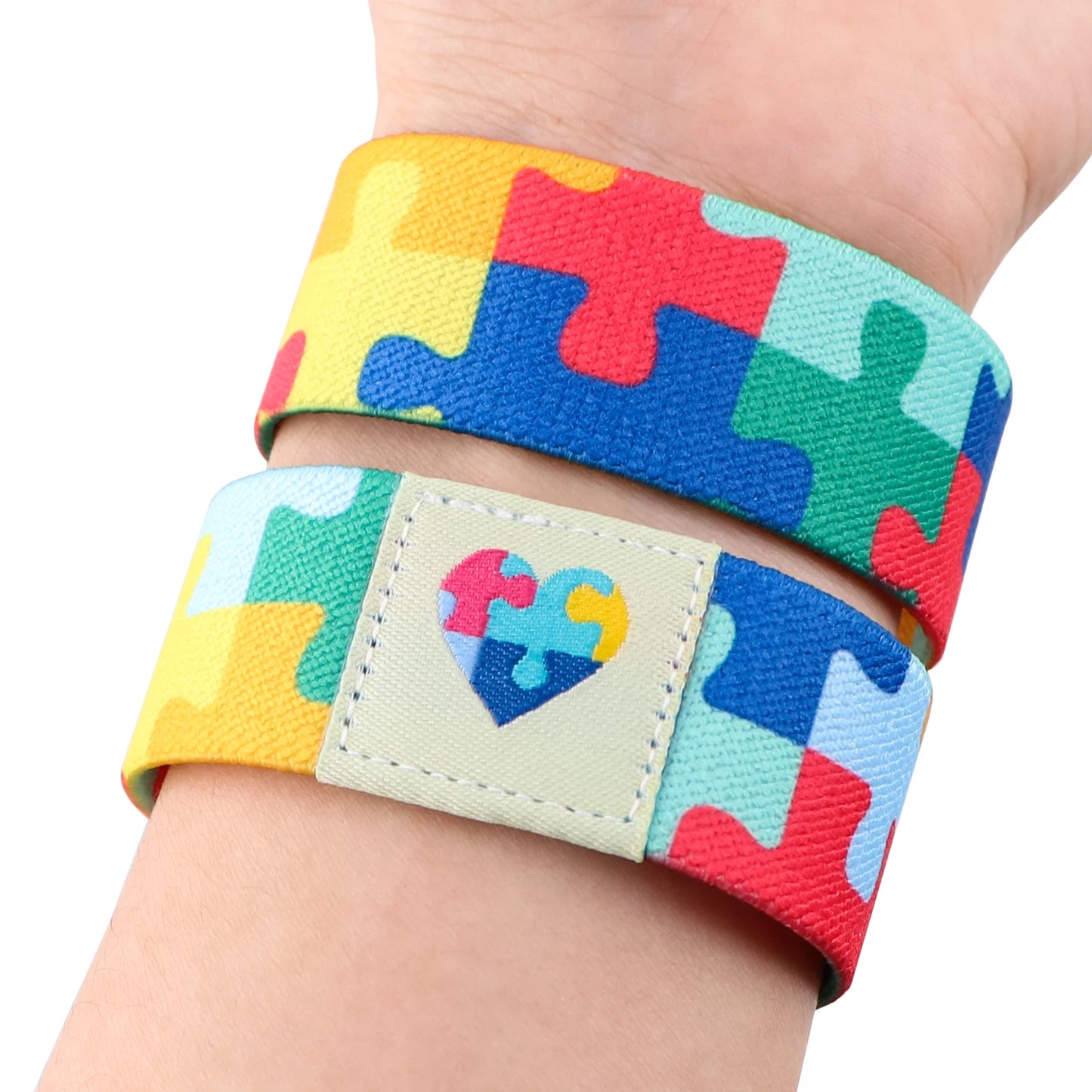 Autism Awareness Puzzle Bracelet For Women Rainbow Wristband Bracelets Fashion Bangles Jewelry Nurse Doctor Accessories Gifts