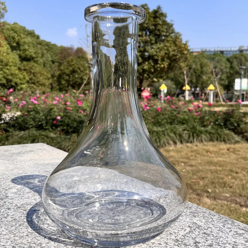 Big Size 26/20cm Hookah Base Glass Bottle Shisha Bottle Flask For Model Nargile Sheesha Narguile Chicha Cachimbas