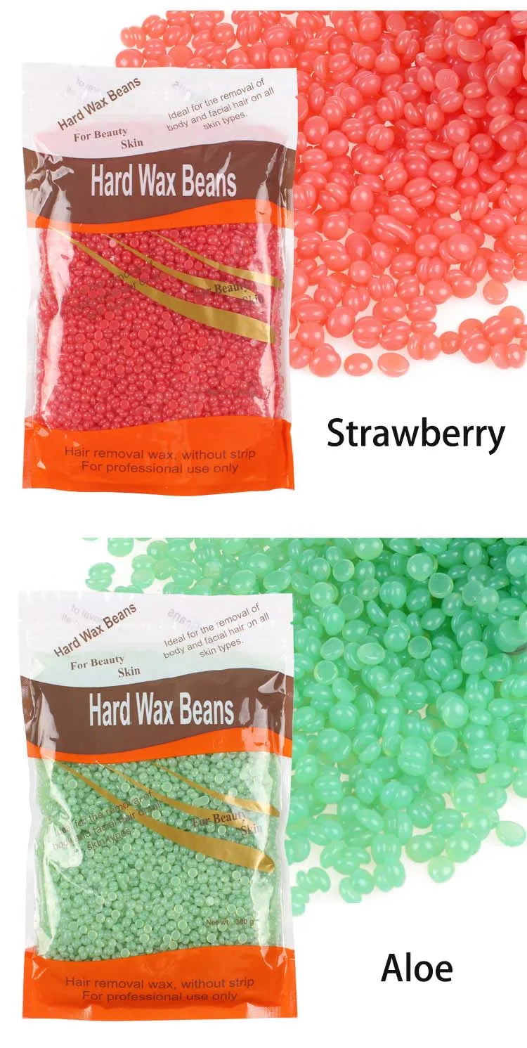 100g Wax Beans Hot Film Hard Wax Depilatory Hard Hair Removal Bean Waxing Bikini Face Legs Body Hair Removal Unisex