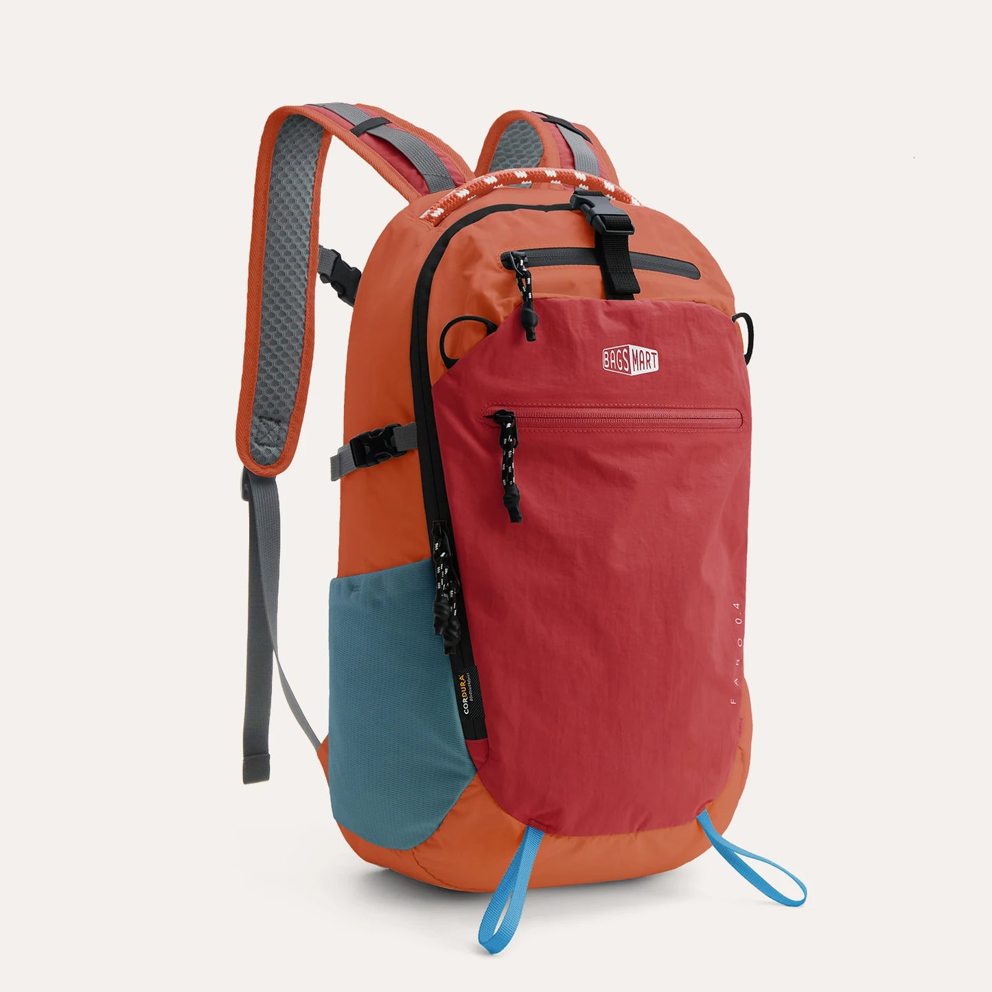 BAGSMART School Backpack for Women Nylon Waterproof School Bags Fits 14 Inch Laptop Lightweight Durable Travel Commute Hiking