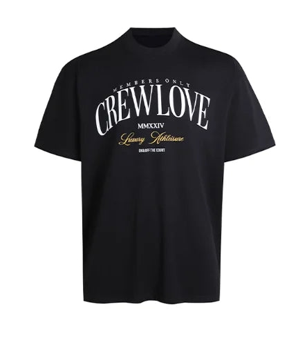 2025 Fashion 100% Cotton Men's T-shirt Men's Round Neck Letter Printed Casual Short Sleeve T-shirt