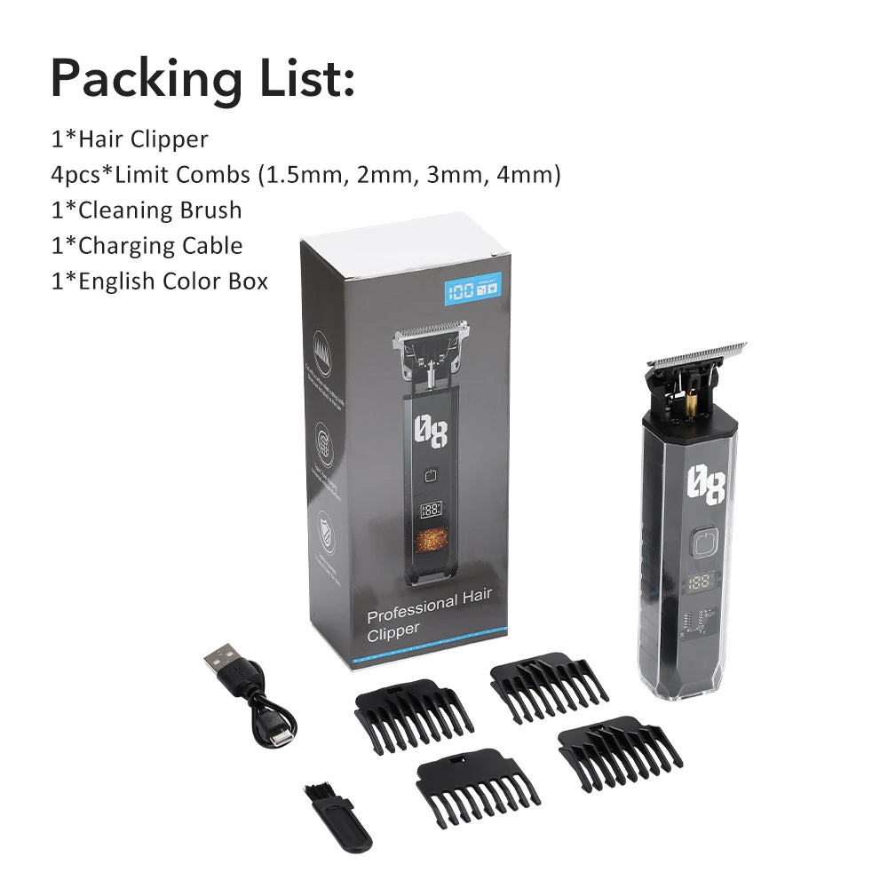 Hair Clipper Barber Mower Cutting Machine Electric Trimmer for Man Razor Men's Mower Haircut Men Affair Machine Beard Cutter