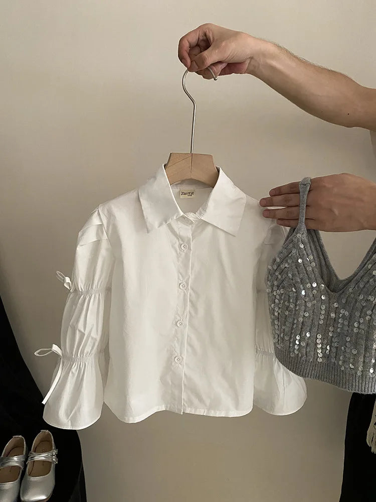 Fashion Baby Girl Ruffled Bow Shirt+Sequins Vest+Pant 3PCS Infant Toddler Child Clothes Set Spring Autumn Baby Clothes 1-12Y