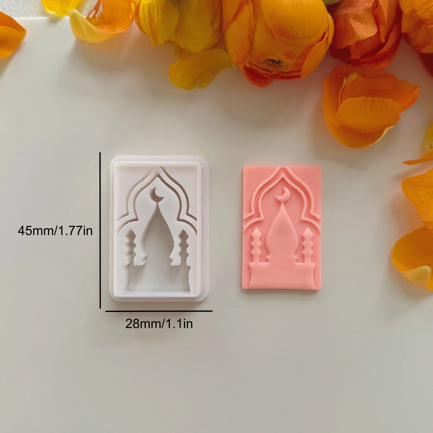 Arabesque Polymer Clay Cutter Islamic Cutting Mold Temple Mosque Ramadan Style Cutters Arabian 3D Cutters 3D Clay Cutter