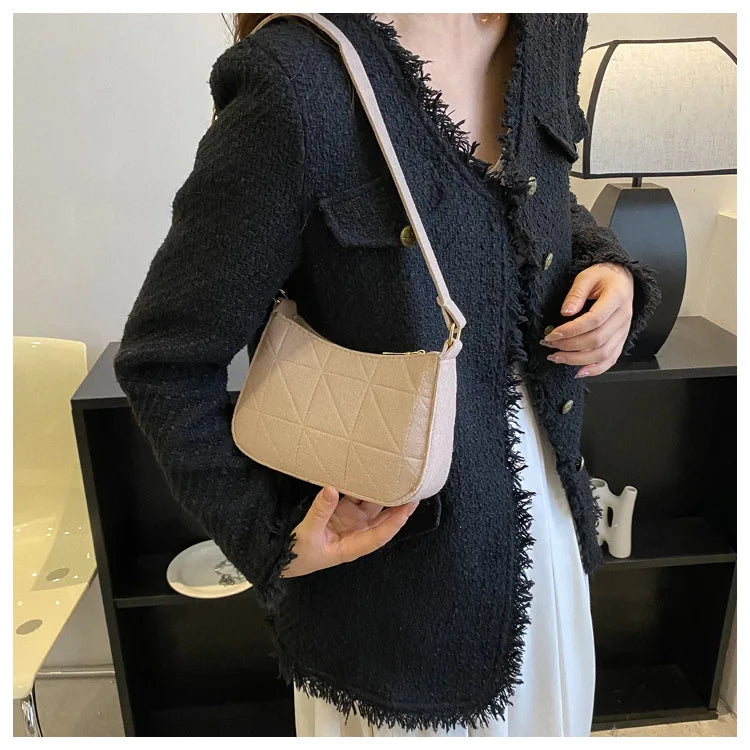 Women Small Square Bag Сумка Женская Simple and Versatile Casual Handbag Fashion Popular Felt One Shoulder Messenger Bags Purse