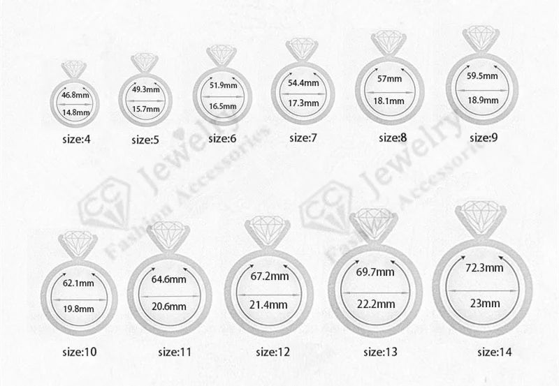CC Sterling Ring For Women Marriage Fashion Accessories Fine Engagement Proposal White Gold Plated Wedding Jewelry CC708