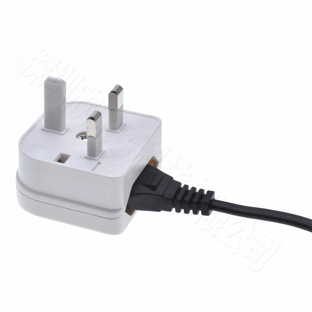 European EU 2Pin to UK 3Pin Power Socket Travel Plug Japan European EU to UK Travel Adapter Electrical Charger Adapter Converter
