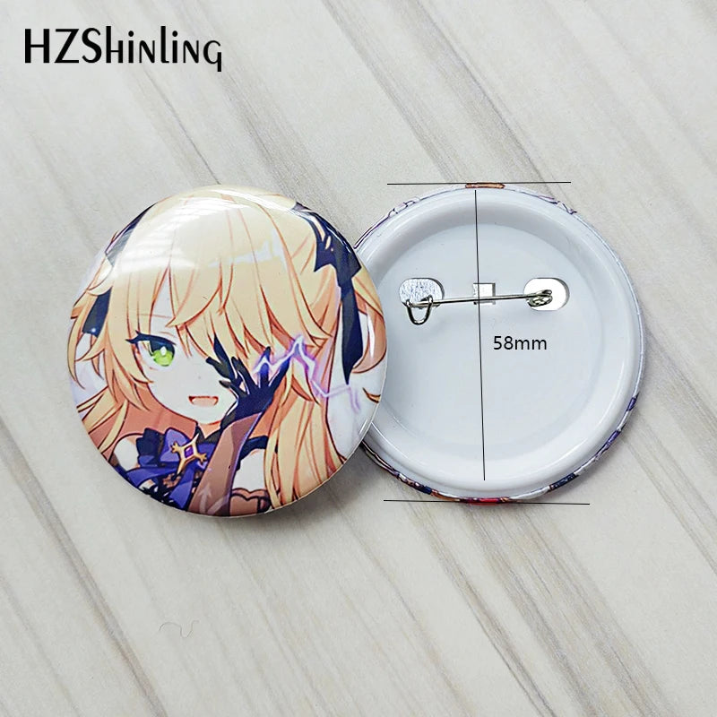2023 New Autism Awareness Tree Love Support Pattern round Button Badge Brooch For Clothes Backpack Decoration Pin Jewelry
