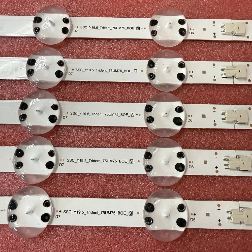 LED Strip(5) For 11LED 75UM7000PLA 75UN8570AUD 75UM7100PSA 75UM7110PLB 75UN7070PUC 75UN7370AUH 75UN8570PUC 75UM6970PTB HC750DQN