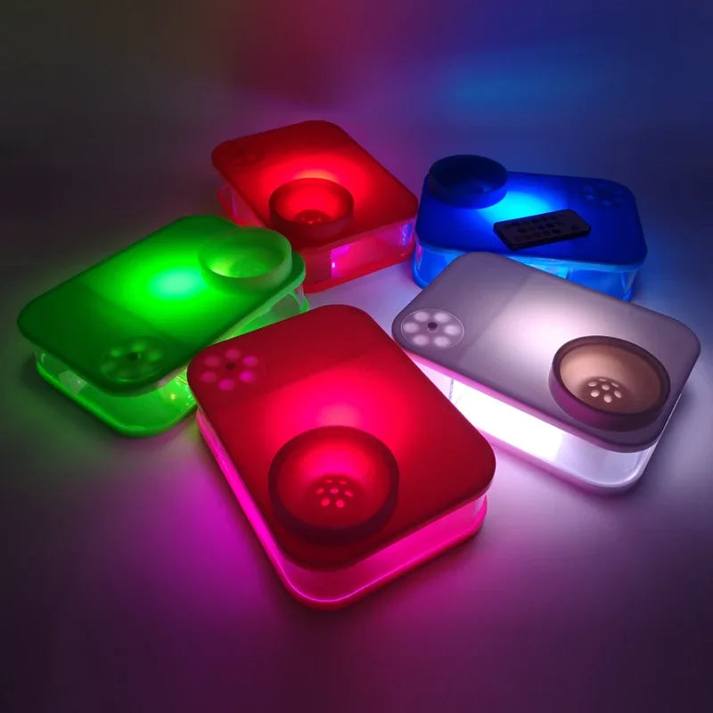 Rectangle Hookah Smoking Pipe Set Shisha Narguile Complete with Remote LED Light Shisha Bowls Charcoal Rack Smoking Accessories