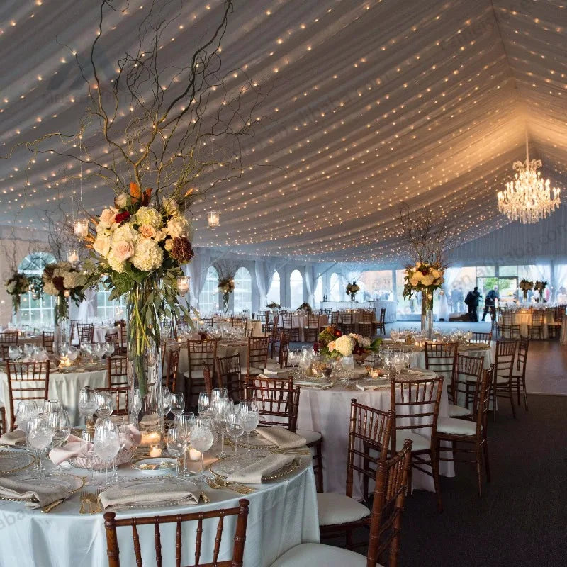2026 New Popular Mobile Wedding Hall  for 500 People Outdoor Event Luxury Marquee Waterproof Fabric Tendas Para Eventos Em Geral
