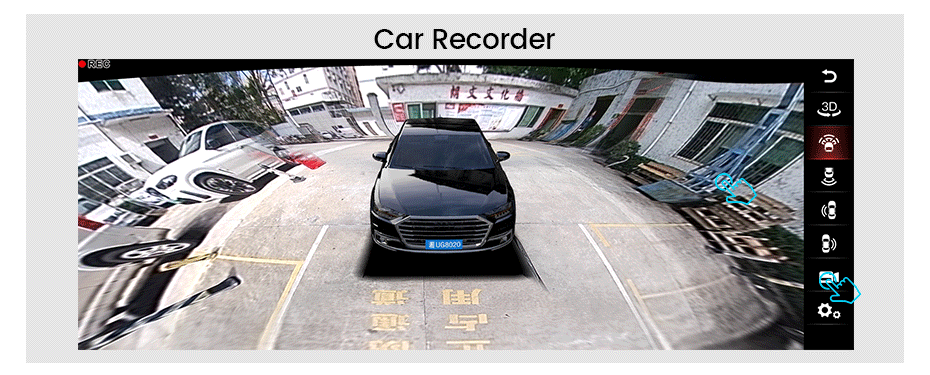 MEKEDE 360° Panoramic Camera HD Rear / Front / Left / Right 3D 360 Bird View Panoramic Accessories For Car MP5 Multimedia player