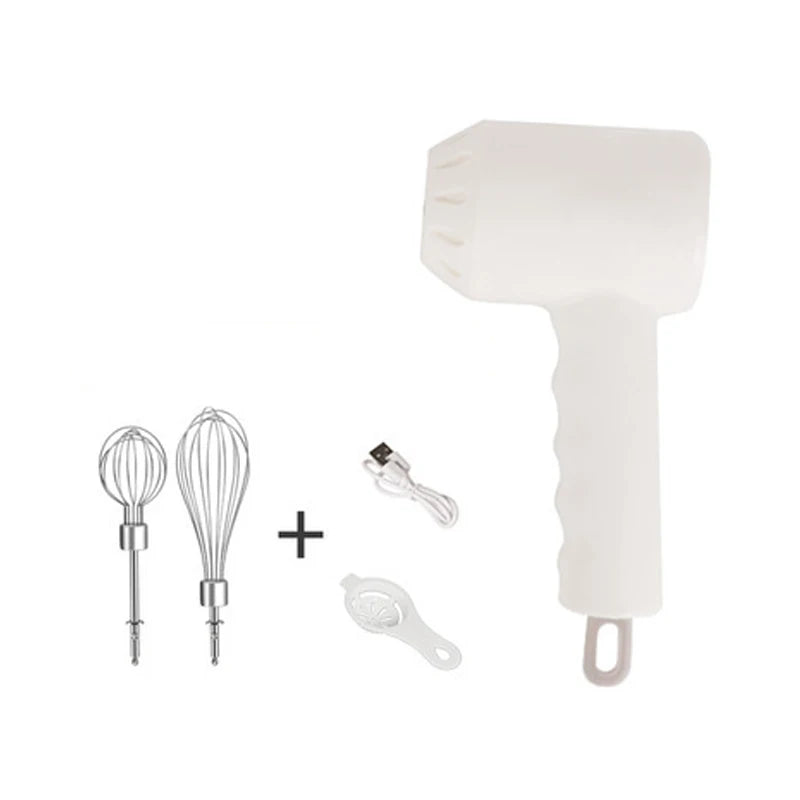 Portable Electric Food Mixer Wireless Hand Blender 3 Gear Speeds High Power Dough Blender Egg Beater Baking Kitchen Mixer Tools
