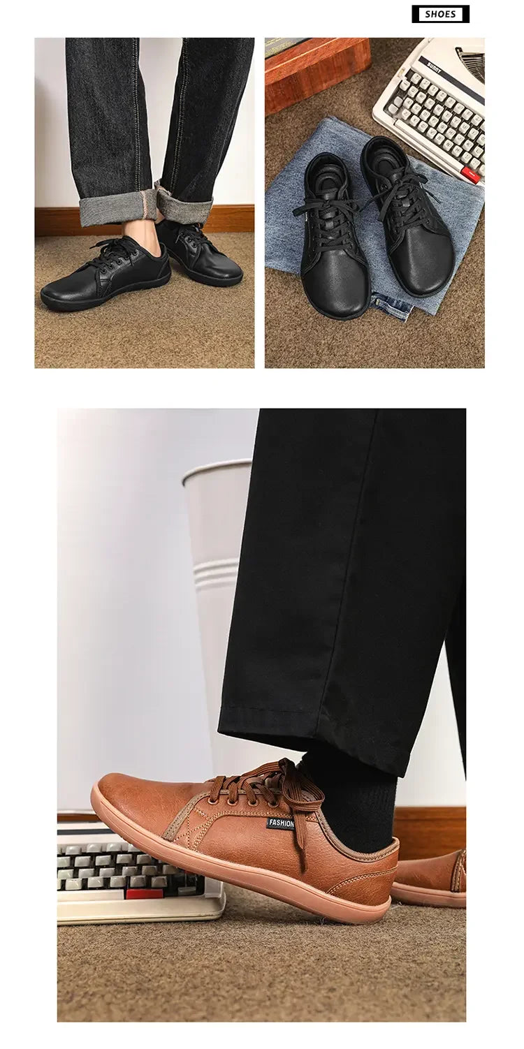 Wide Version Barefoot Shoes Suitable for Both Men and Women Fast Shipping Black Walking Shoes Lightweight Soft Soled Flat Shoes