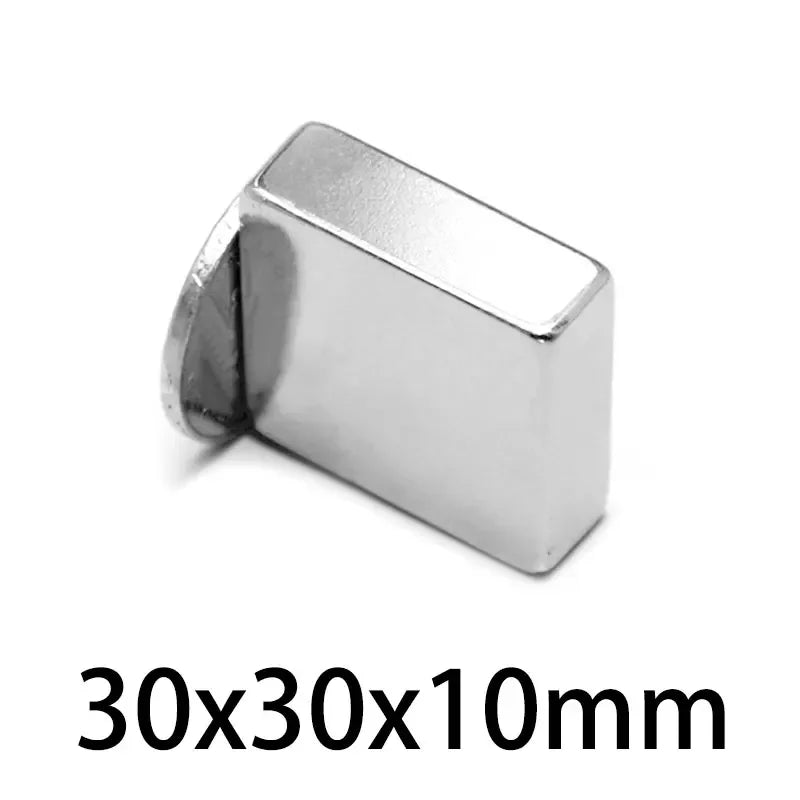 30x30x10mm Round Magnets 30x30x10mm Strong Powerful Magnetic for Fridge,DIY,Building,Scientific,Craft,Education