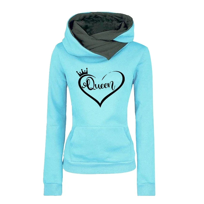Fashion Women's Tracksuit Autumn Winter Quality Hoodies Casual Print Single Sport Pants Comfort Outdoors Daily Jogging Gym Woman