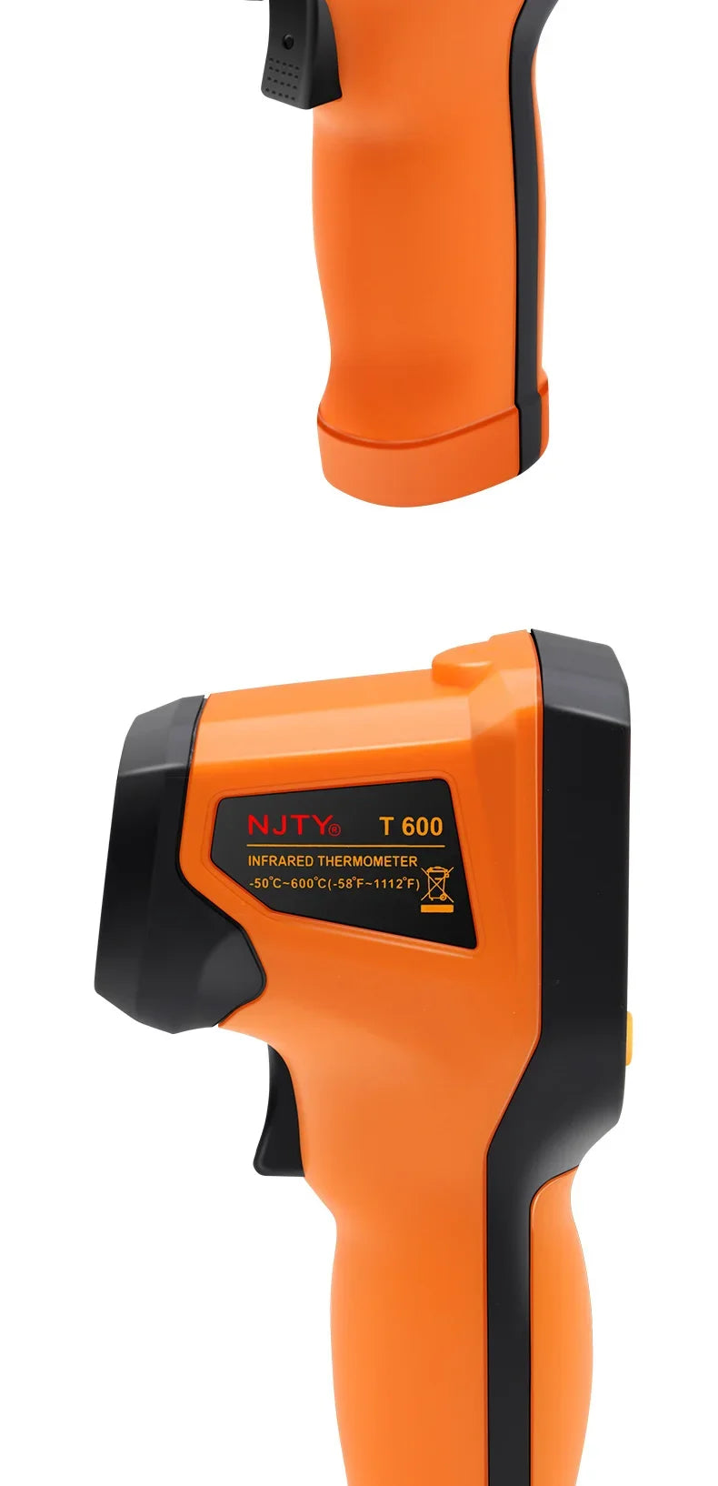 T400 T600 Digital Infrared Thermometer Laser Pyrometer Gun Non-Contact Temperature Measurement Tool -50 to 600℃
