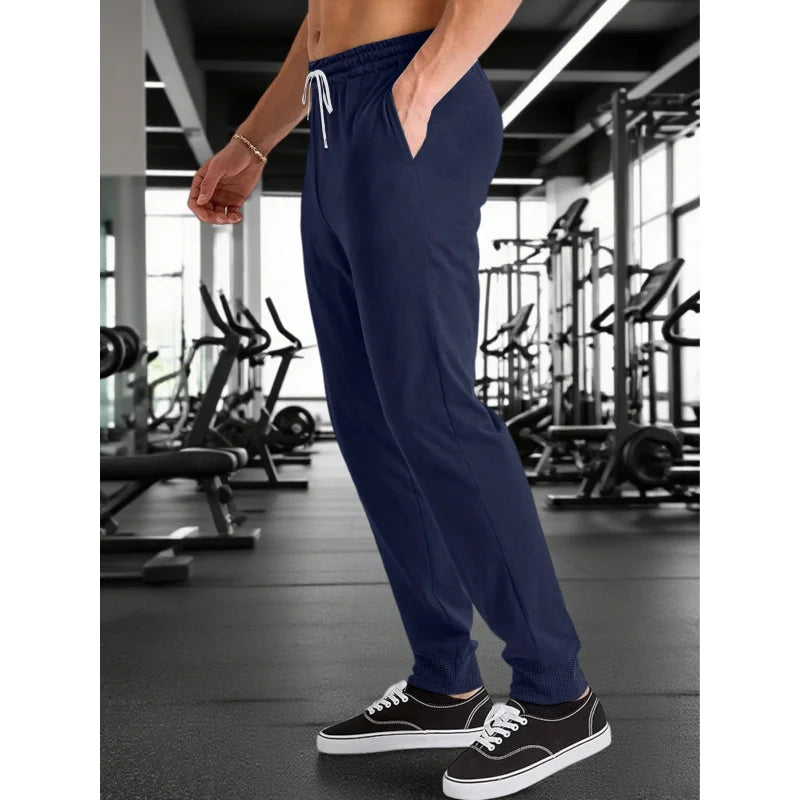 Sweatpants Clothing Casual Pants Spring And Autumn 2026 Men Trousers Men's Elastic Waist Sports Cargo Suits Black Man Trousers