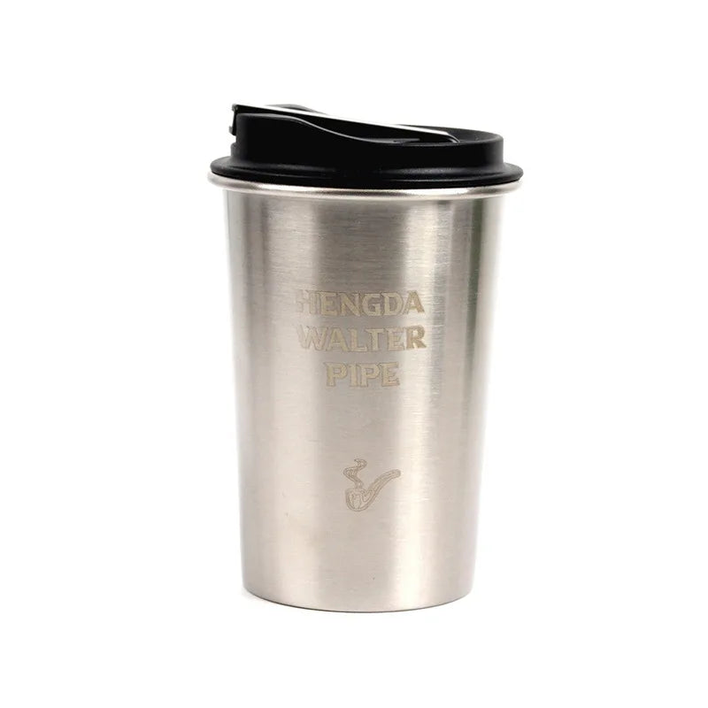 1 Pc Versatile Water Drinking Cups Portable Hookah Outdoor Shisha Stainless Steel Bottles Sheesha Smoking Tool for Dropshipping