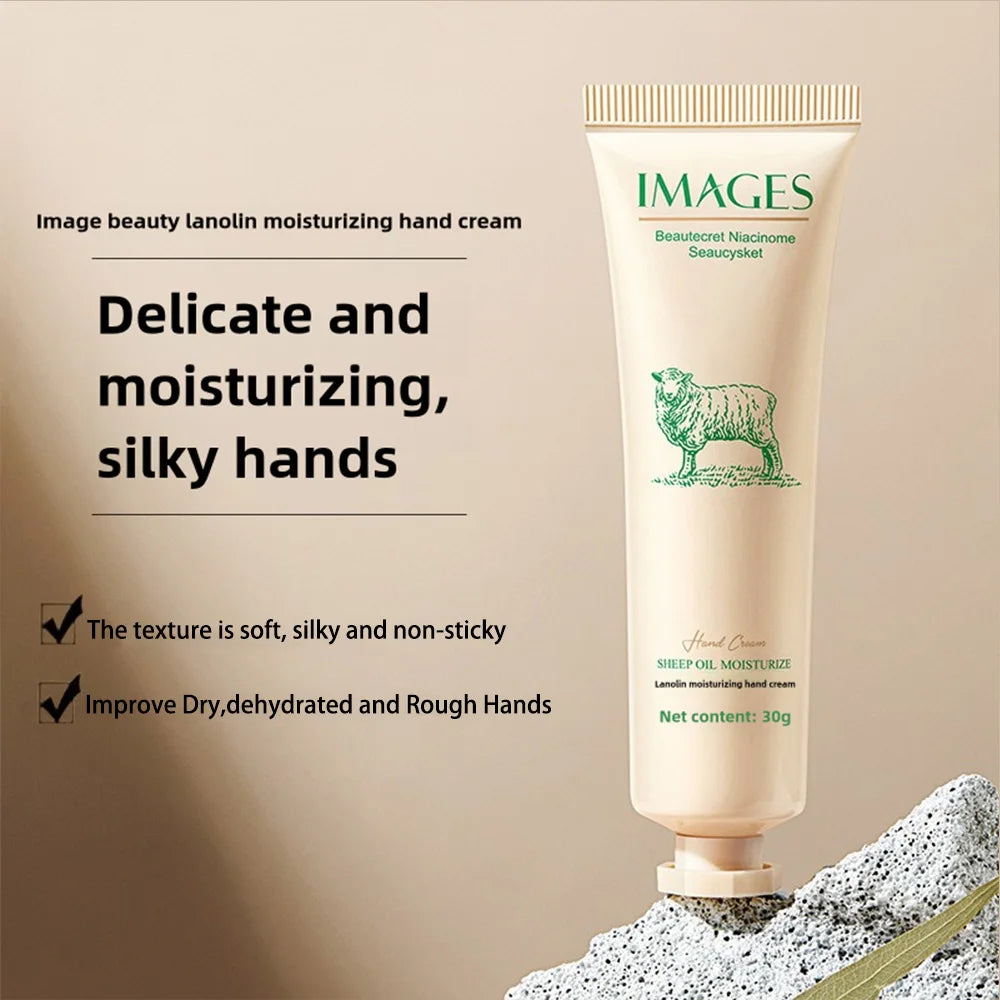 Collagen Smooth Wrinkles Hand Cream Skin Soften Silky Smooth Gloss Nourish Cracked Repair Moisturizing Product Korean Skin Care