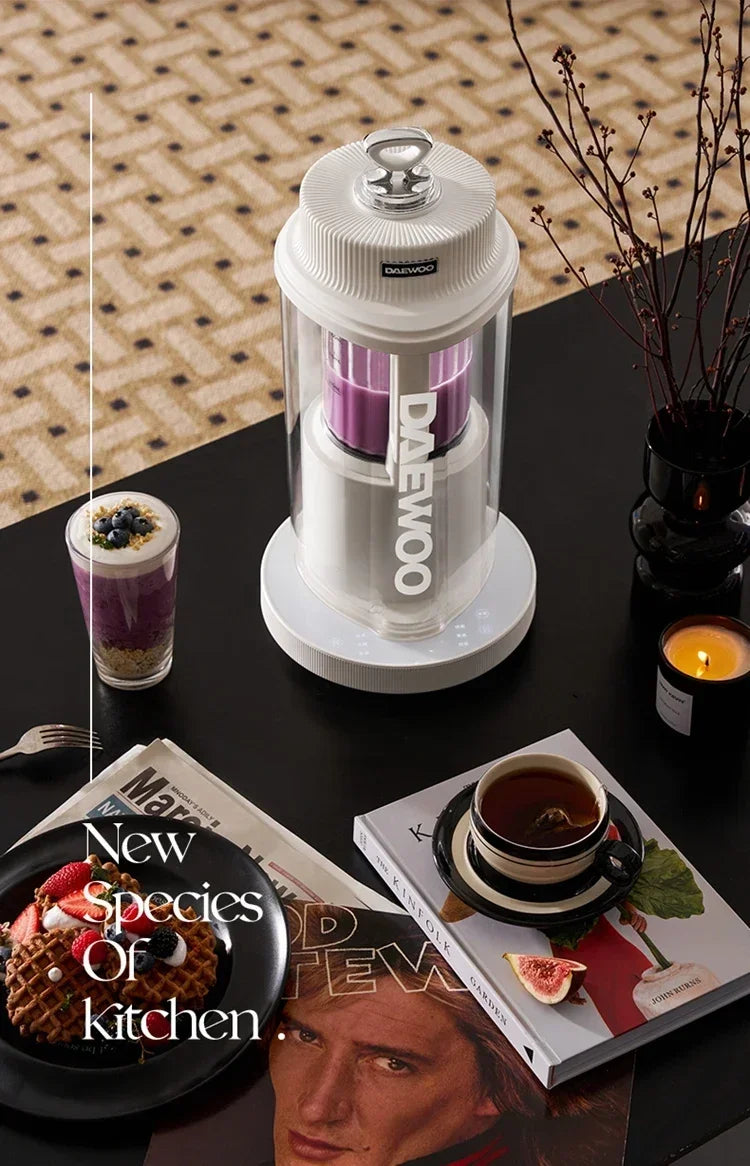 220V High-Speed Blender with Heating Function, Multi-Functional Food Processor, Detachable, Quiet Design BBC
