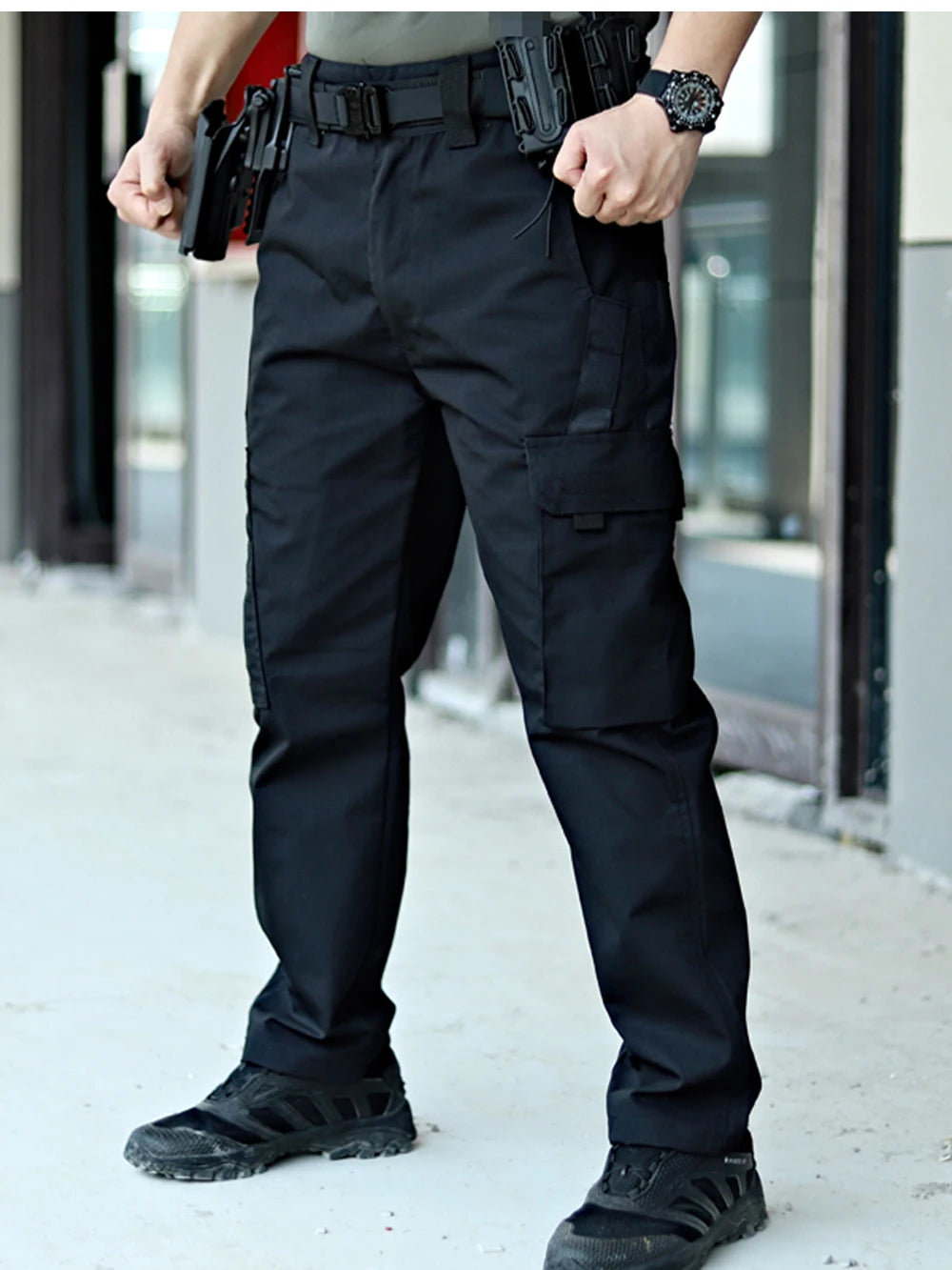 Men'S Tactical Pants, Durable Multi-Pocket Cargo Pants for Outdoor Construction Work, Hiking And Trekking, Casual Tactical Pants