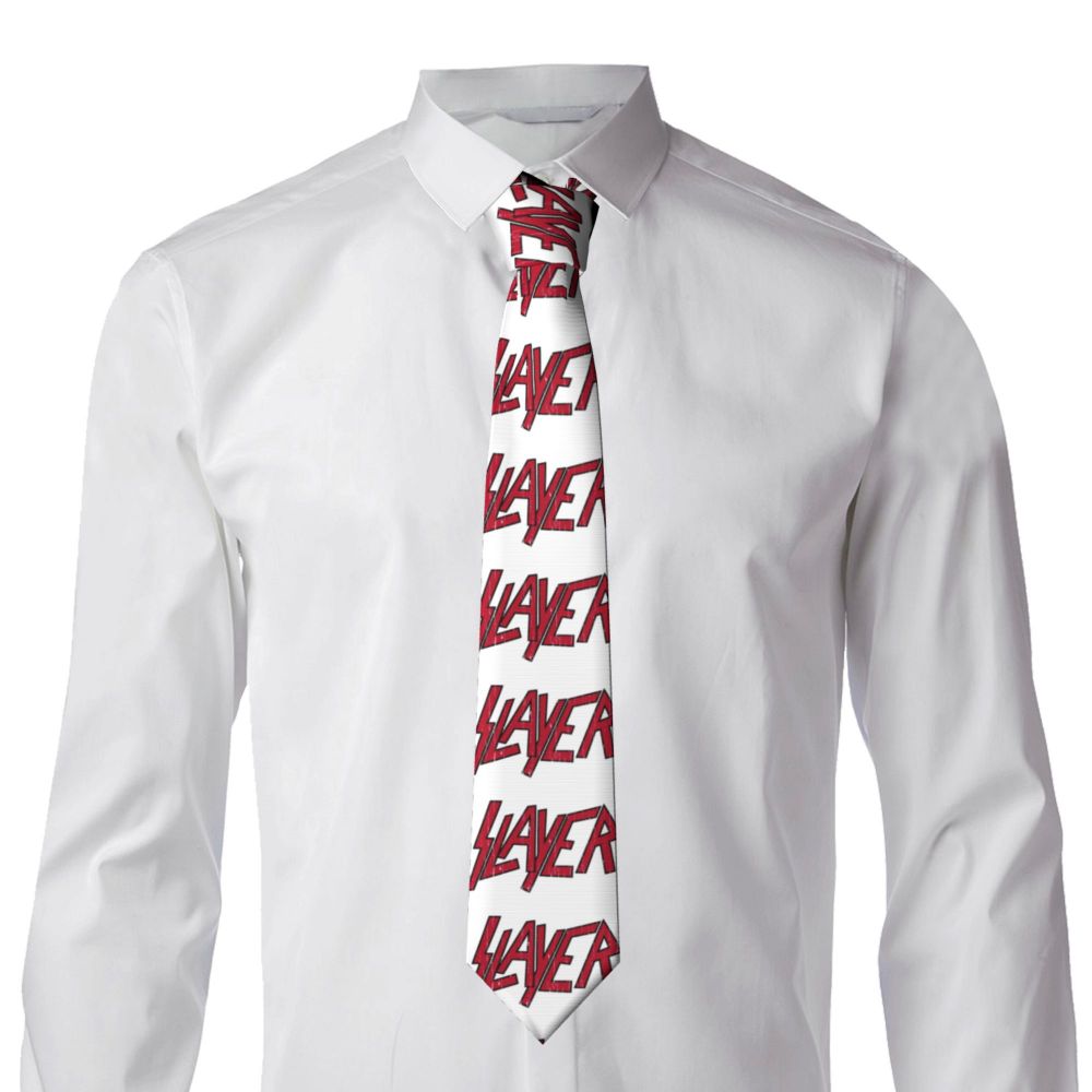 Slipknots Neckties Men's Customized Silk Heavy Metal Rock Music Gift Neck Tie for Office