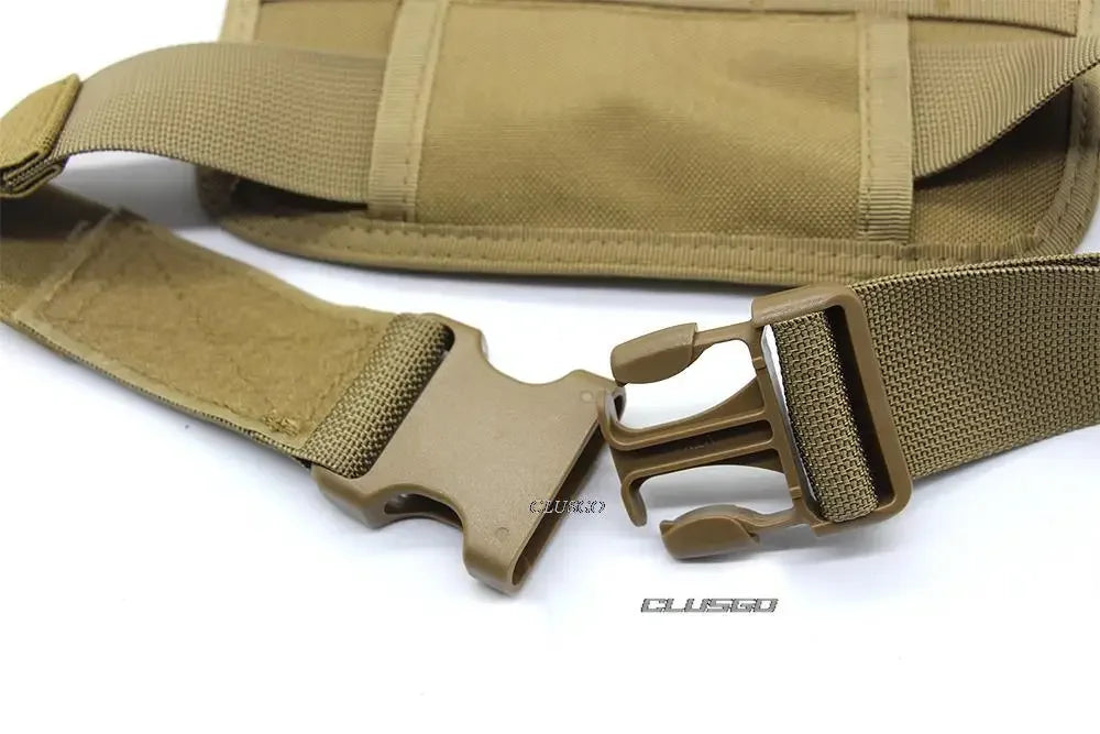 Tactical Molle EDC Pouch Compact Utility Pouch 600D Organizer Tools Bags with Thigh Rig Panel Multipurpose Tool Bag Wasit Bag