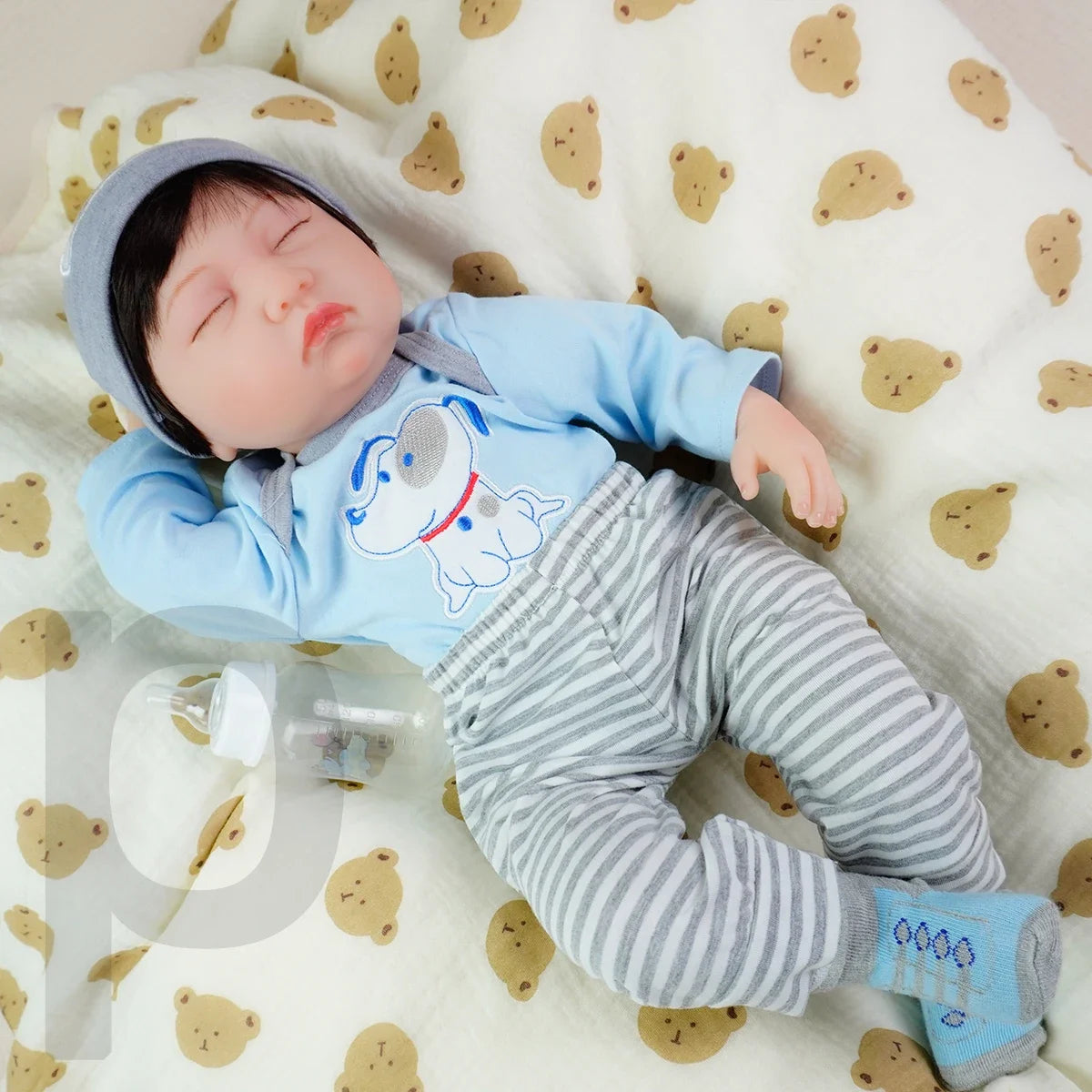 Reborn Baby Doll Soft Body Realistic Baby Doll Cute Handmade Real Life Baby Doll Gift Box Suitable for Children Collectors