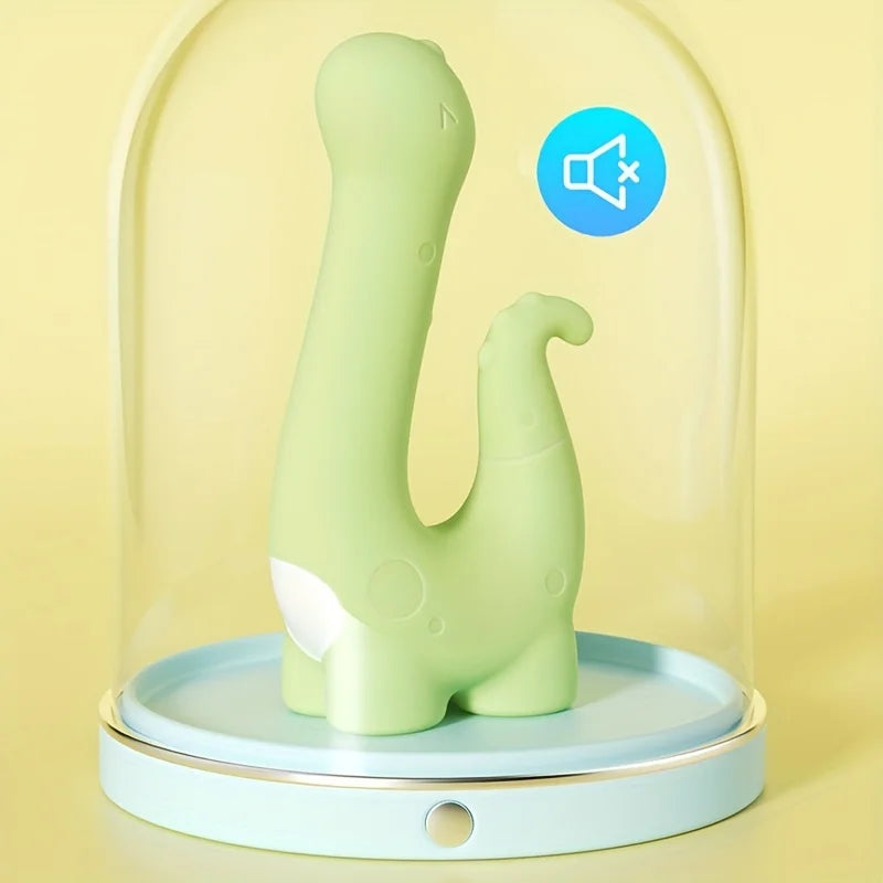 Cute little dinosaur-shaped sex toy5Frequent Sucking10Frequency vibration and heating function female masturbator massager