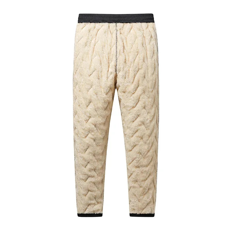 Animal Game Winter Women Plush Thick Fleece Waterproof Sweatpant Windproof Casual Pants Warm Outerwear Lambswool Thermal