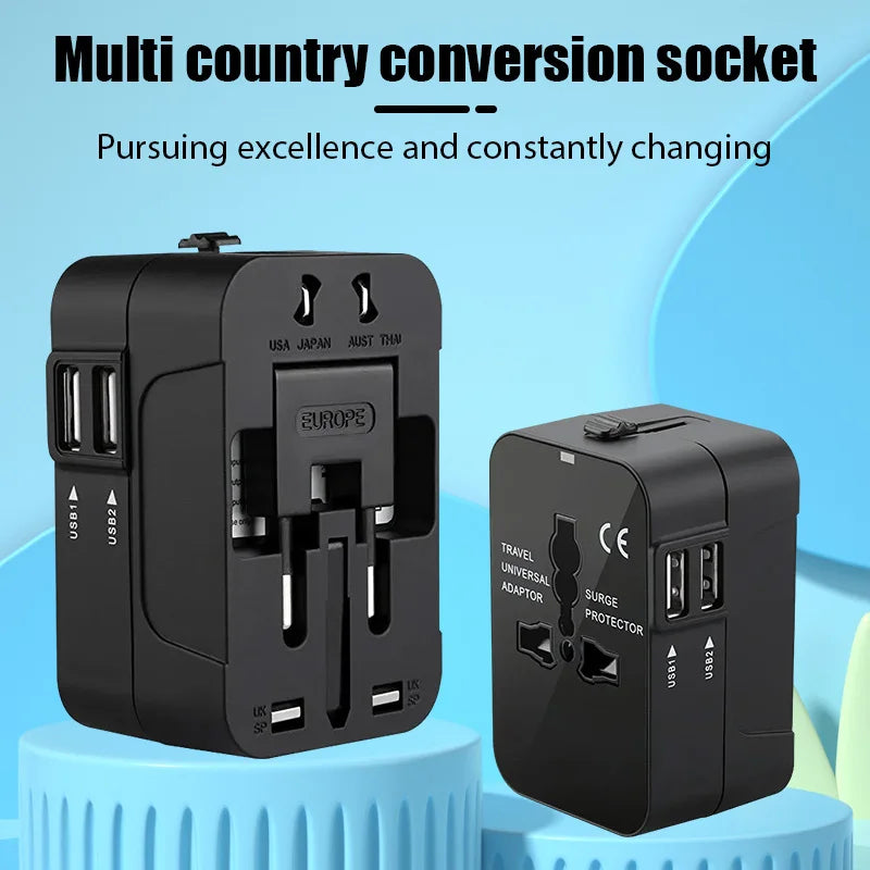 Multinational Travel Conversion Plug Multifunctional Travel Conversion Plug Universal Conversion Plug Worldwide EU UK US AU