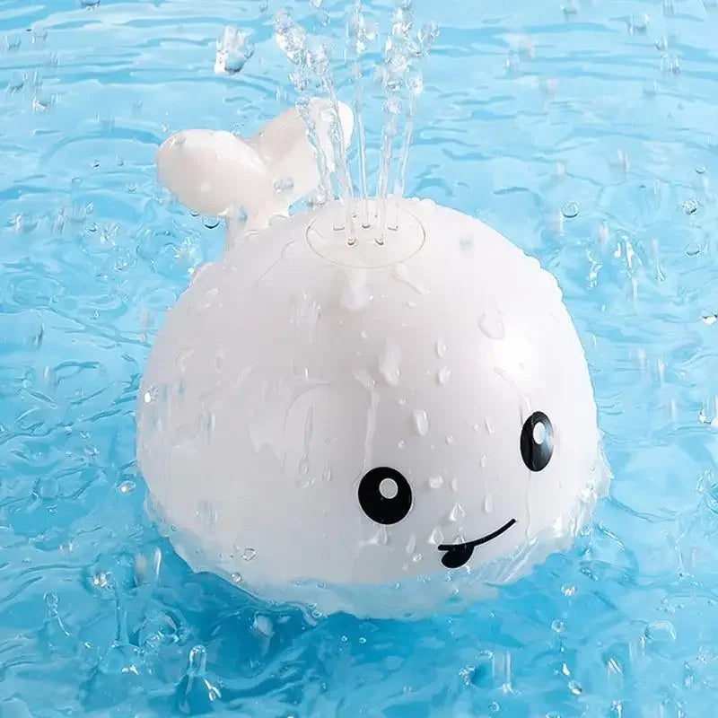 Waterproof Baby Bath Toys Whale Automatic Bathroom Toy Sprinkler Glowing LED Light toy,kids Infant Swim Pool Bathroom Toys Gifts