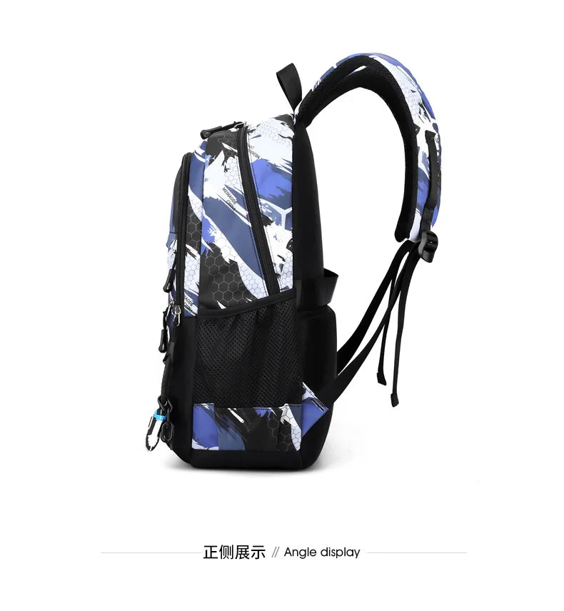Children School Backpack for Boys Schoolbag for Kids Teenage Elementary Middle Waterproof Lightweight Bookbag Daypack 3-9 Garde