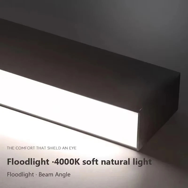 Modern LED Strip Light Long One Lamp Bright Installation For Living Room Aisle Balcony Entrance Hallway Corridor Office Lighting