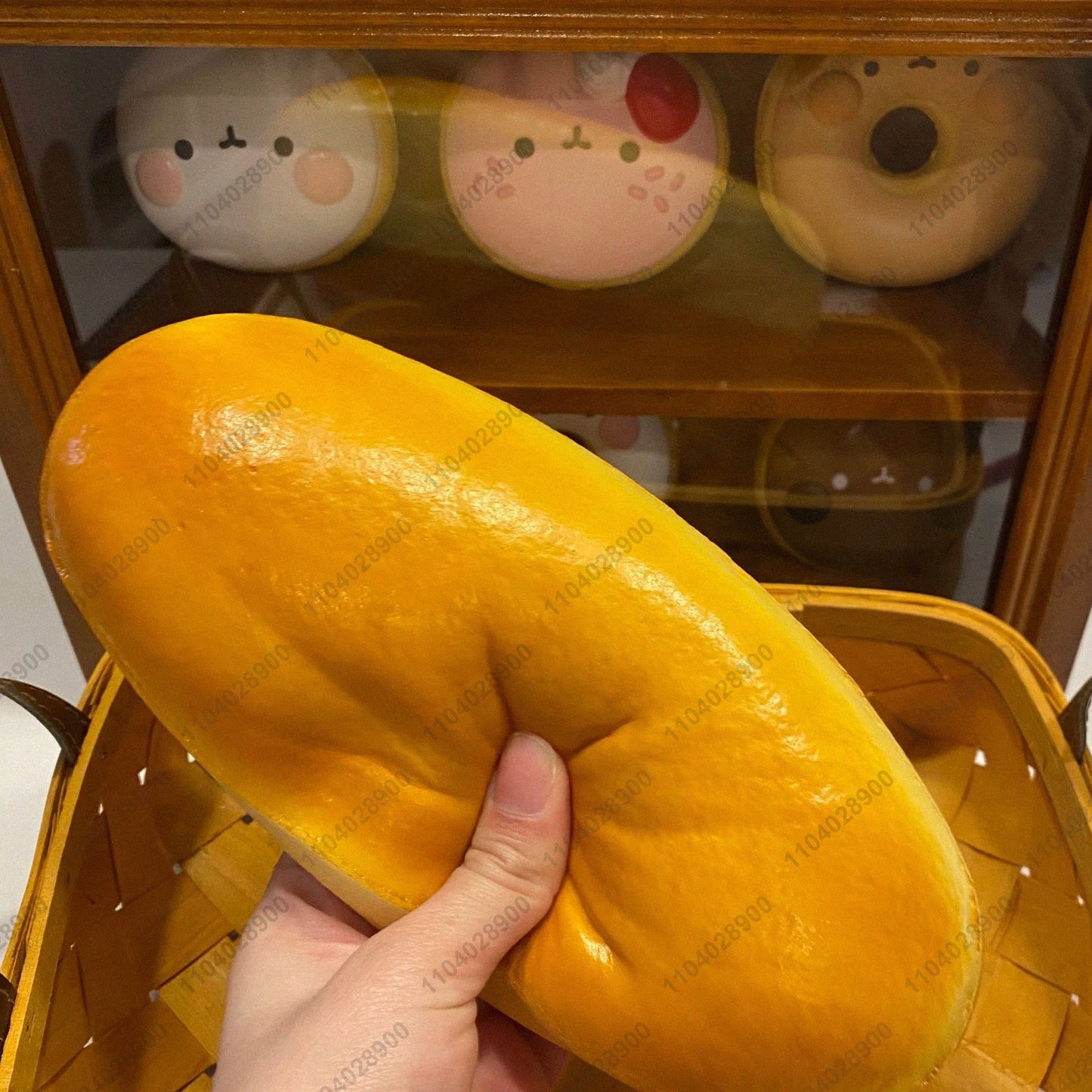 Cheese Cake Squishy Toy Slow Rising Long Cheese Bread Cake Slow Rebound Squeeze Food Stress Release Hand Relax Toy Gift