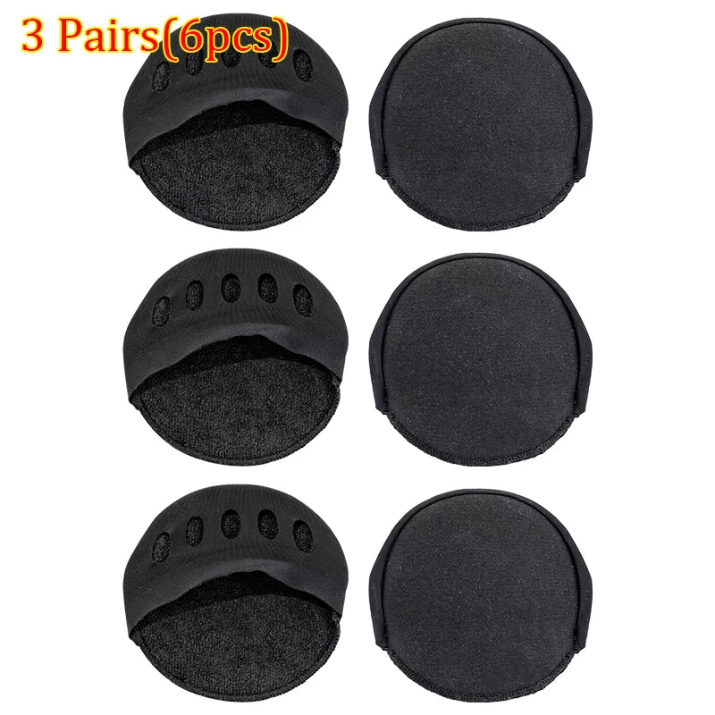 Forefoot Pads Women High Heels Five Toes Half Insoles Calluses Corns Foot Pain Care Absorbs Shock Socks Toe Pad Inserts Cushion