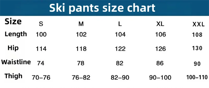Ski Suit Set for Men and Women Windproof, Waterproof, Warm Jacket and Pants Complete Set of Snowboarding Gear High Quality