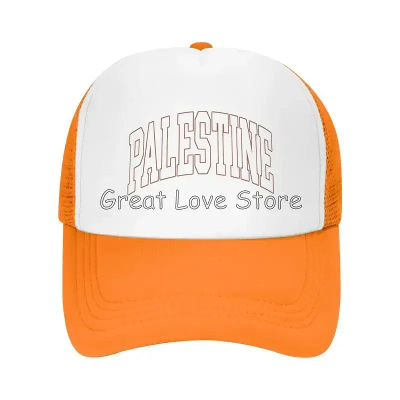 Palestine Flag Baseball Caps Breathable Mesh Cap for Women Men Summer Outdoor Casual Sun Protection Hat Adjustable Snapback Hat
