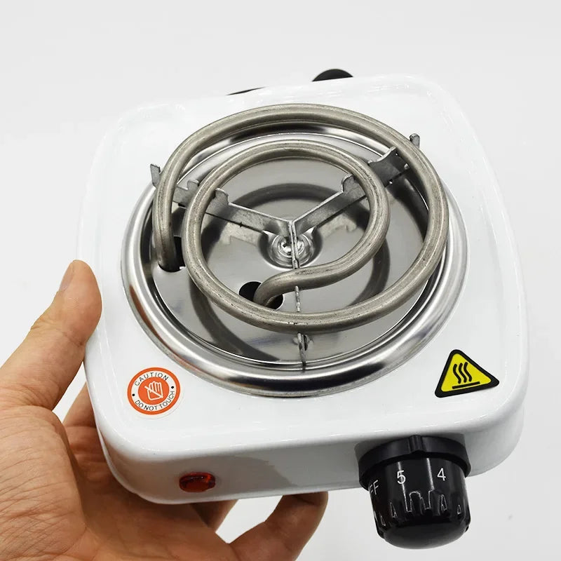 500W Electric Stove Shisha Coal Burner  Hot Plate Iron Burner Travel Portable Cooking Appliances Coffee Heater Chicha EU Plug