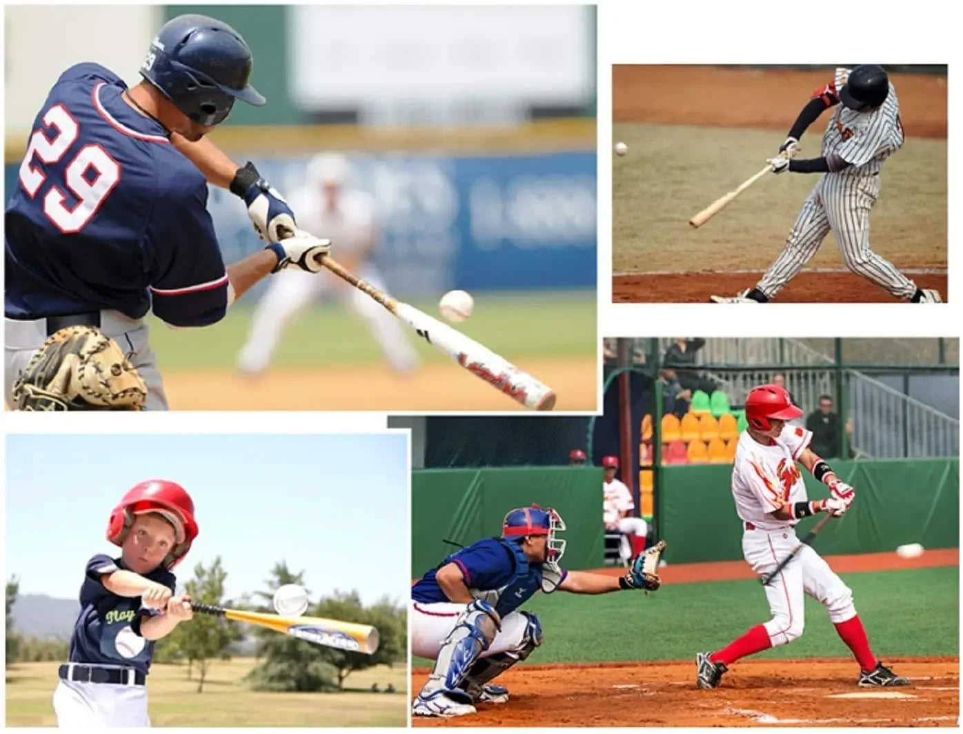 20-30inch Baseball Bat Softball Bat T-Ball Bat Home Defense Self-Defense Aluminum Alloy Thickened Baseball Bat for Outdoor Sport
