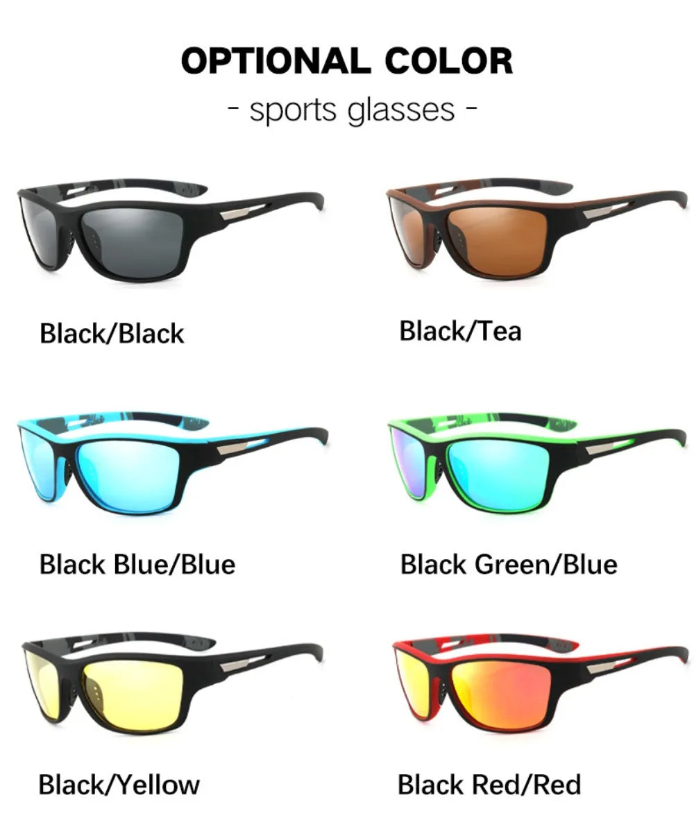 Polarized Glasses Fishing Sunglasses Men Driving Shades Male Eyeglasses Women UV400 Eyewear Hiking Classic Sun Glasses