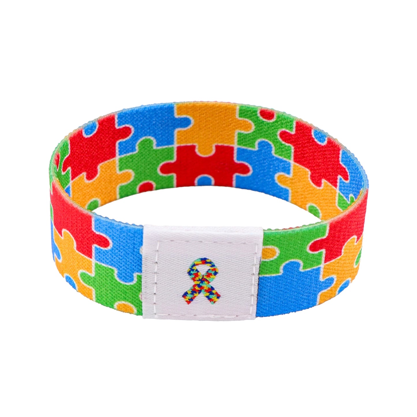 Autism Awareness Puzzle Bracelets on Hand Bangle Wrap Stretch Wristband Bracelet for Women Men Bangles Fashion Accessories
