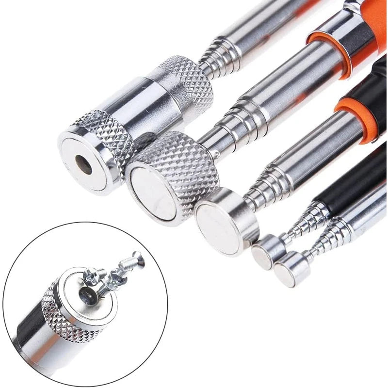 Telescopic magnetic pen mini portable retractable pick-up rod can pick up nuts and bolts convenient tool