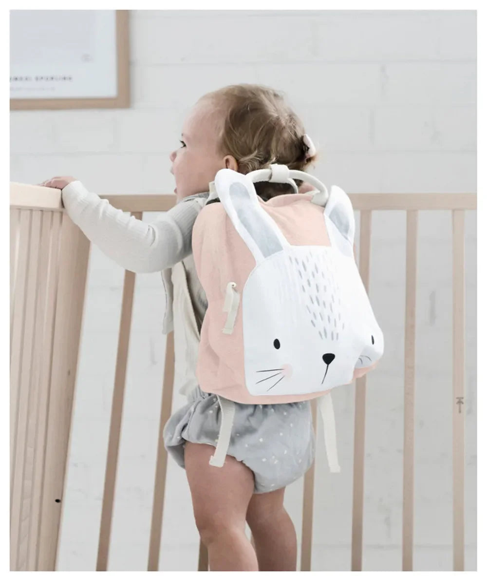 Children Backpack Toddler Kids School Backpack for Baby Kids Cute School Bag Boy Girl Light Bag Rabbit Butterfly Lion Bag