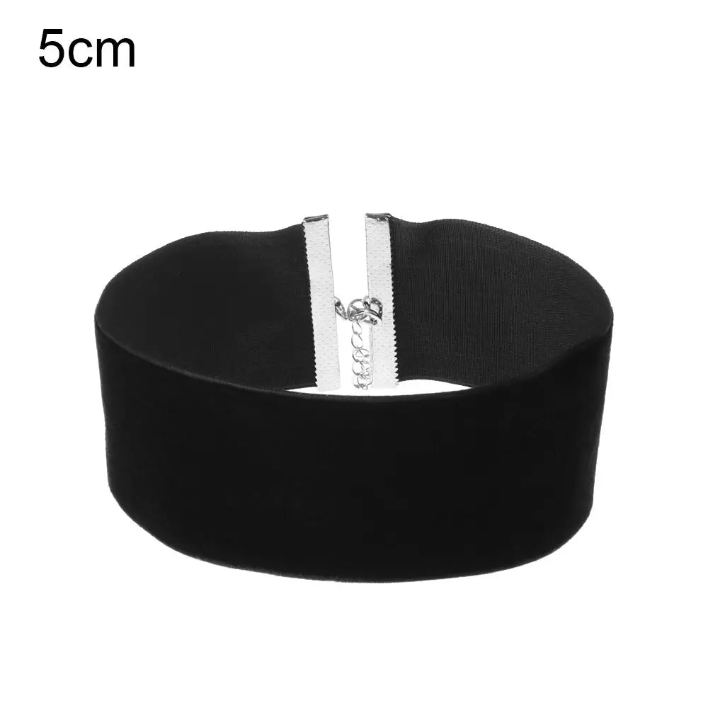 Adjustable Elegant Classic Vintage Velvet Choker Gothic Black Ribbon Necklace