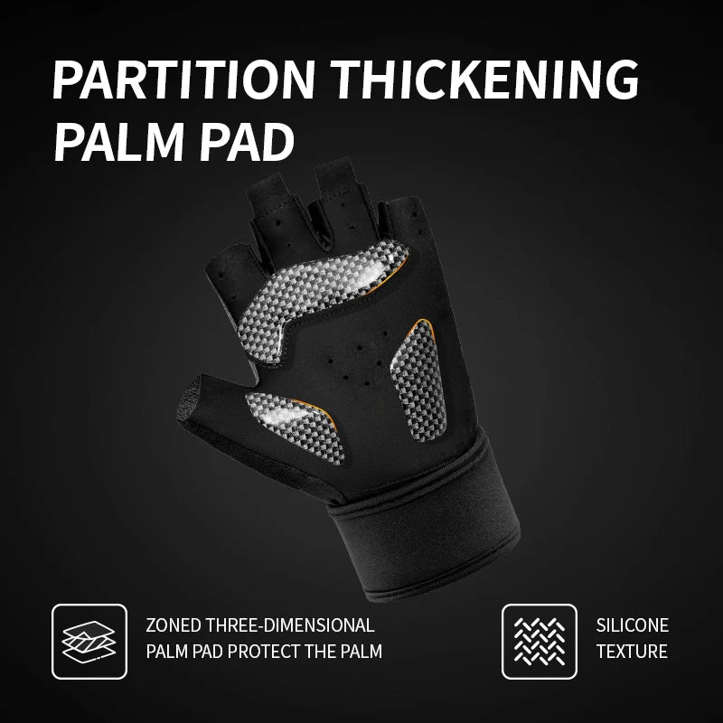 GOUNOD Gym Gloves for Men Women Fitness Weight Lifting Wristband Gloves Body Building Training Sports Exercise Cycling Glove